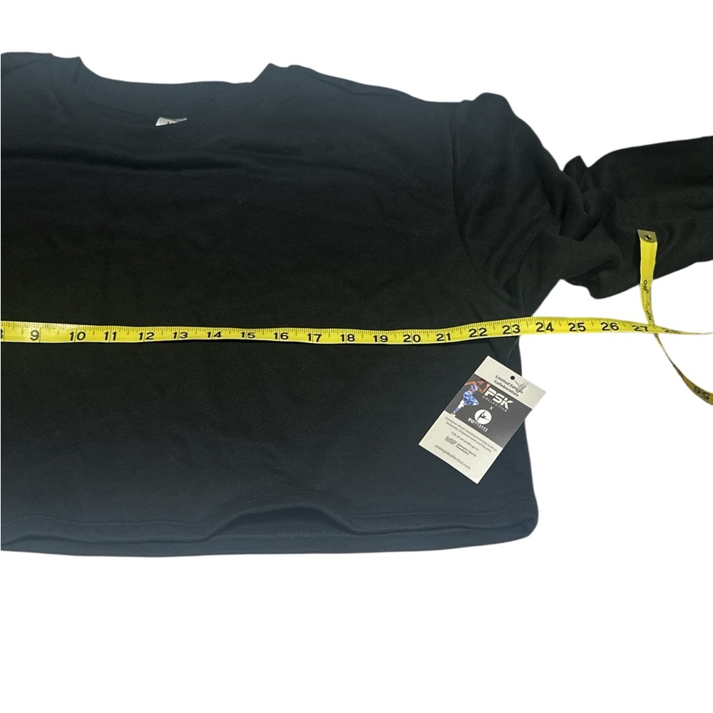 NWT,‎ 90 Degree By Reflex Black Crop Sweatshirt - Picture 5 of 6